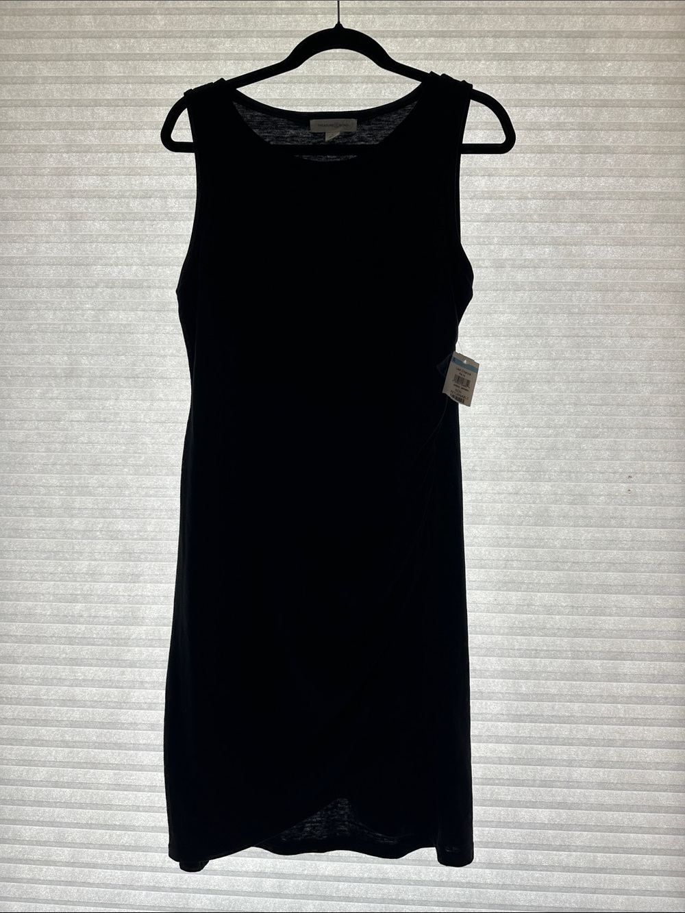 Treasure & Bond Black Sleeveless Midi Dress